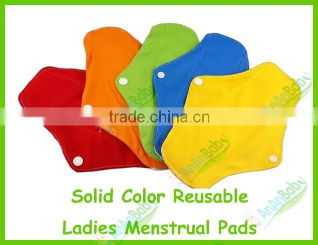 2014 Hot Sell New Products Bamboo Reusable Cloth Sanitary Napkin