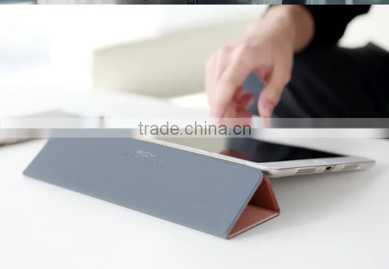 Original ROCK Veena Series PU Leather Case for iPad Pro 9.7 inch Wake/Sleep Smart Flip Case MT-5552