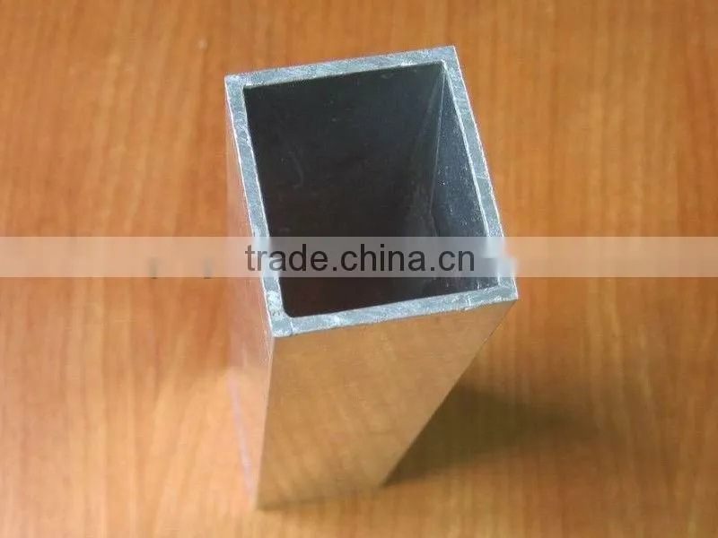 6063 6061 aluminium square tube profile with BV& ISO from Jiayun factory