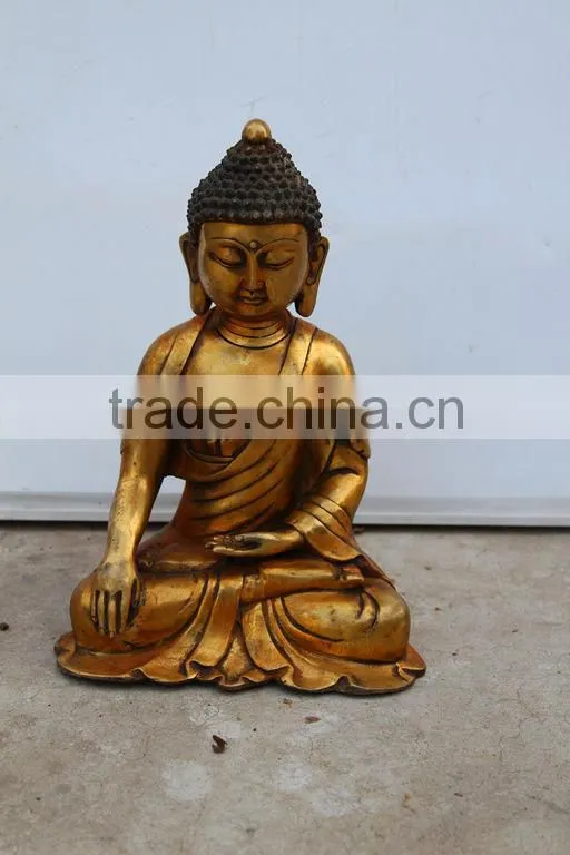 old bronze buddha