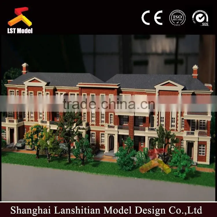 3D maquette plastic villa miniature architectural model maker