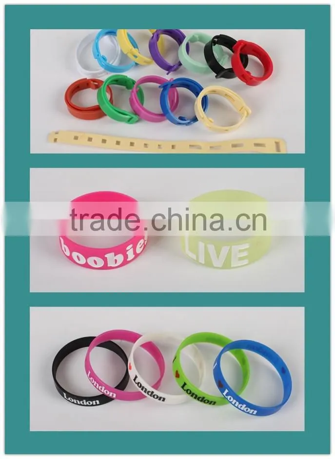 nature essential oil silicon insect repellent wristband