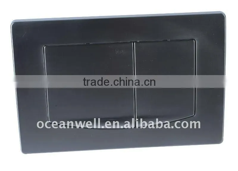 Dual flush control plate for concealed cistern