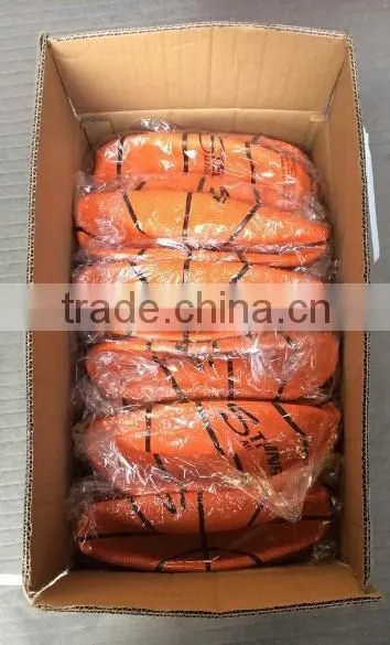 colorful size 3 rubber basketball for kids