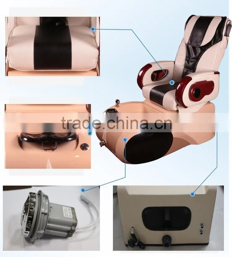 seven colour LED light spa chair lightweight folding beach bed