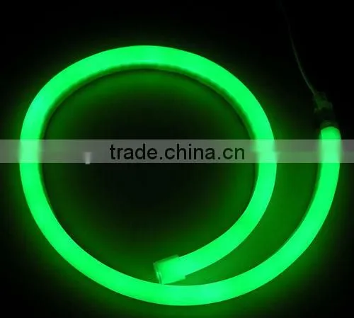 12v waterproof green led neon rope light