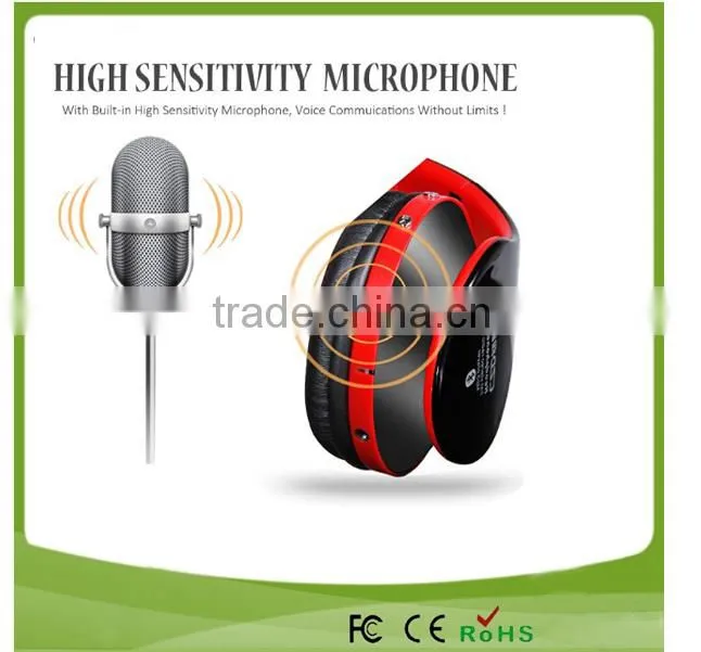 For bluetooth soloed HD super bass sound headphone