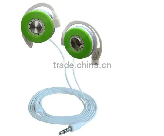 Cheap wholesale sport ear hook earphone for mp3 and mobile phone