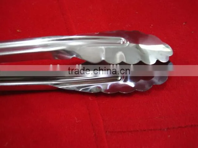 stainless steel metal Barbecue BBQ serving tong