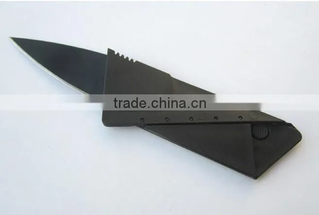 Plastic handle credit card knife for outdoor camping equipment