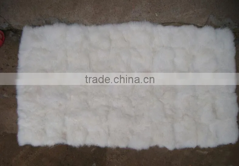 Factory price Thick and Warm 100% genuine rex rabbit fur plate