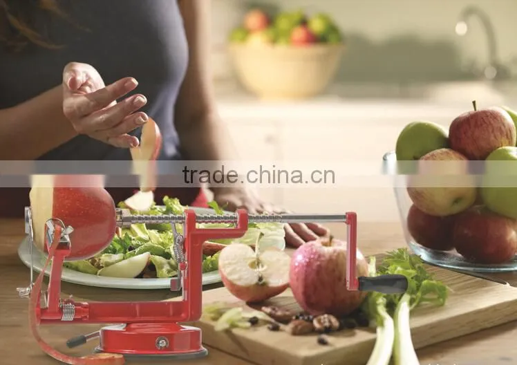 red apple peeler potato slicer wholesale apple peeler