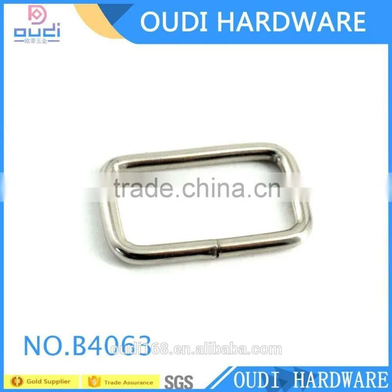 25mm rectangle metal buckles for women bag leather strap bag making accessories