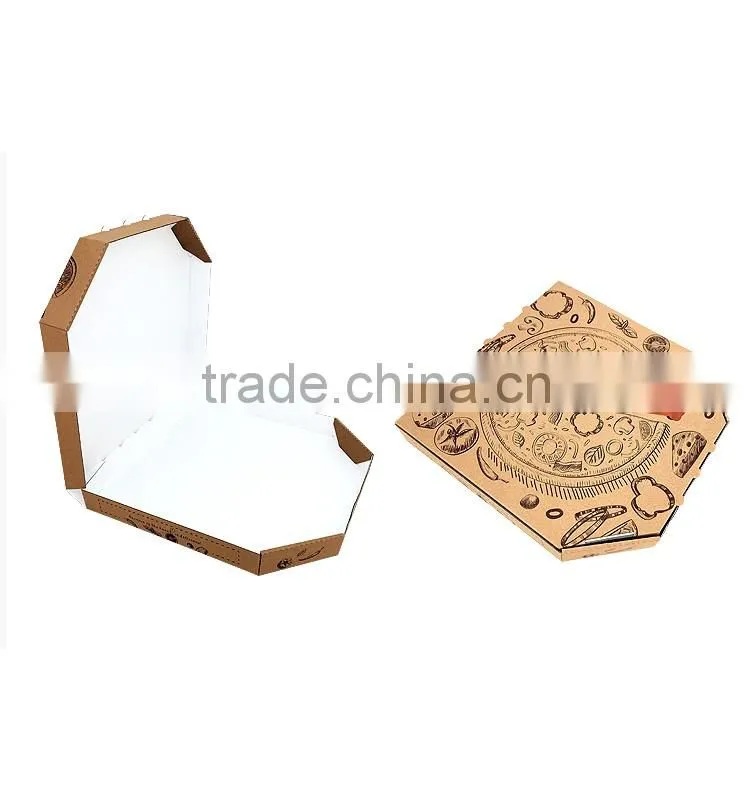 factory price custom made folding lid pizza box