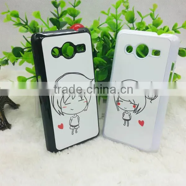 New blank sublimation cover for Samsung Core 2 G3558 with sublimation aluminum inserts