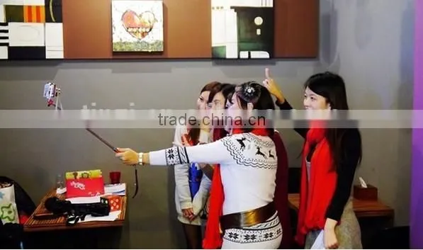 Wireless mobile phone monopod