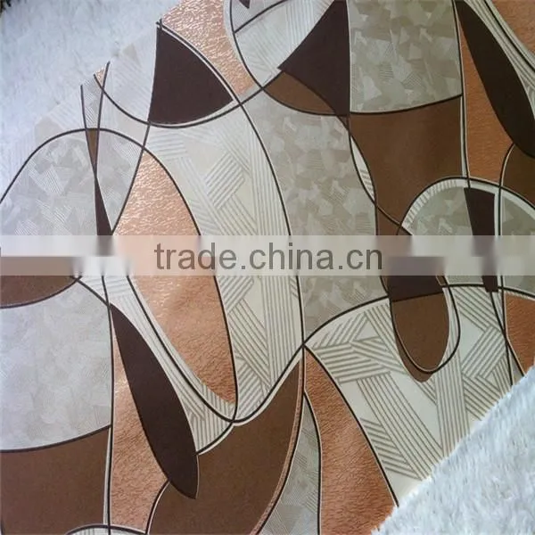 3d style wall paper brown