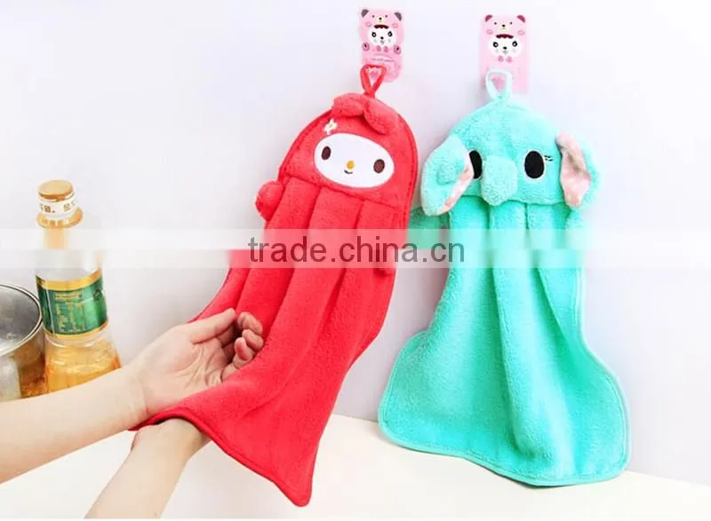 Lovely Cartoon Animal baby animal towel hanging