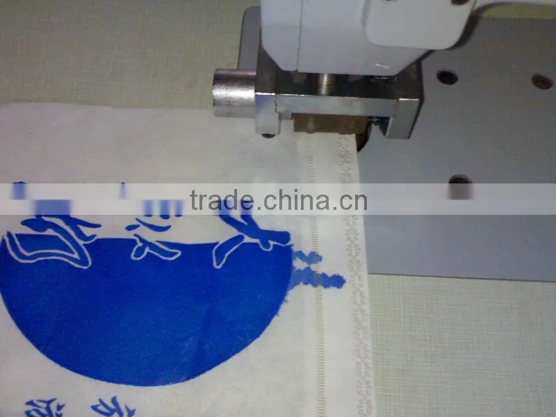 Ultrasonic nonwoven bag sealing & sewing machine