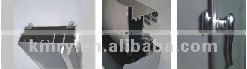 8mm Sliding Door Glass Cubicle 3-Doors Folding Shower Screen(KD4101)