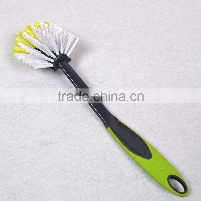 Colourful Plastic Handle Household PP Hair Cleaning Dish Brush