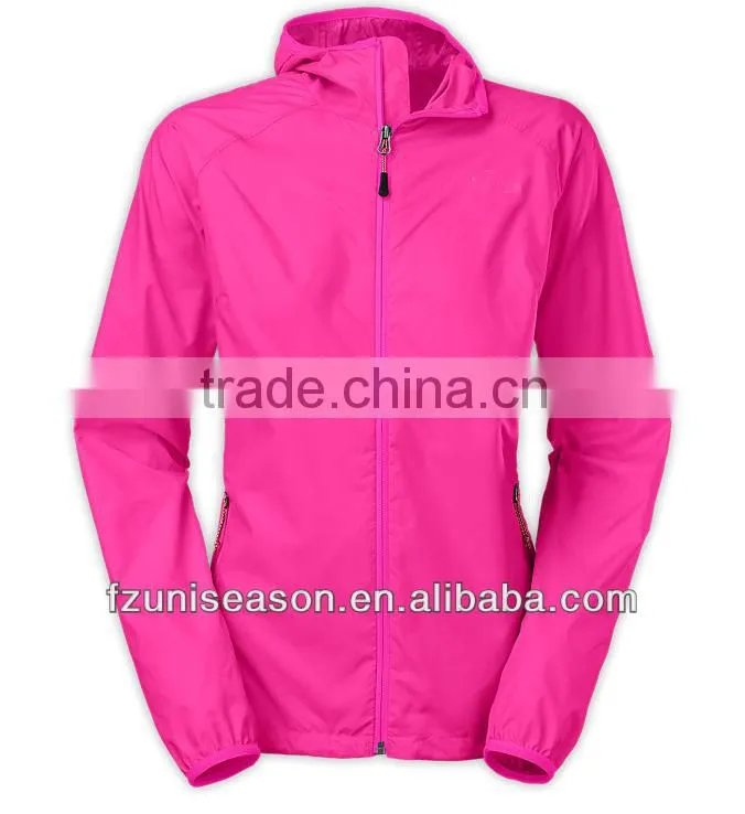 Waterproof lightweight waterproof nylon jacket women