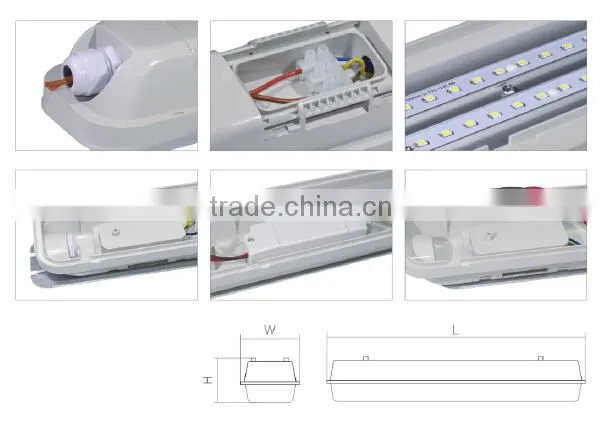 With CE Parking Lots Use High Lumen Tri-proof Light IP65