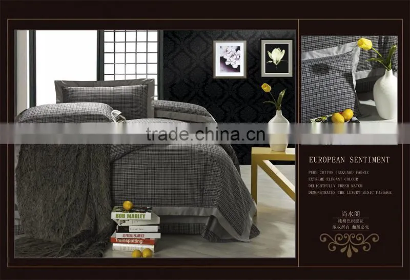 yarn dyed 100% cotton 50*50/140*80 bedding sets