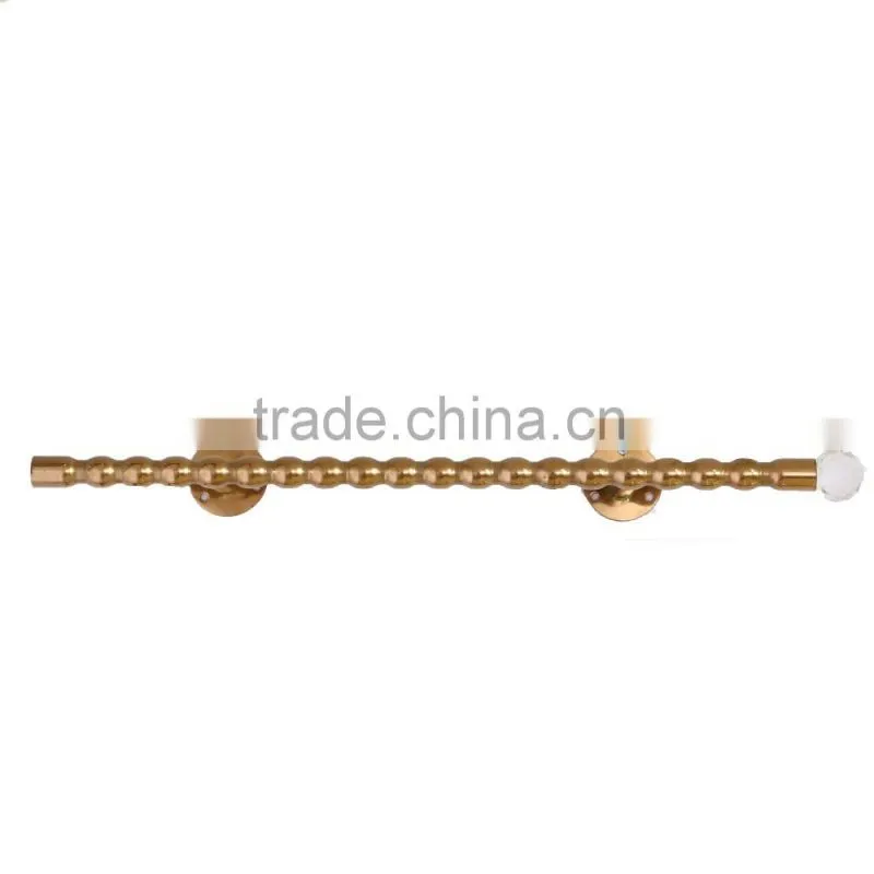 Western rose gold luxury garment wall display rack