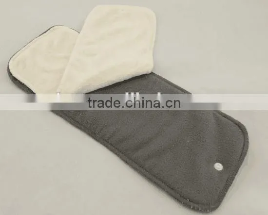 Alva 3 Layer&4 Layer Diapers Natural Baby Bamboo Antibacterial Terry Diaper Insert made in China