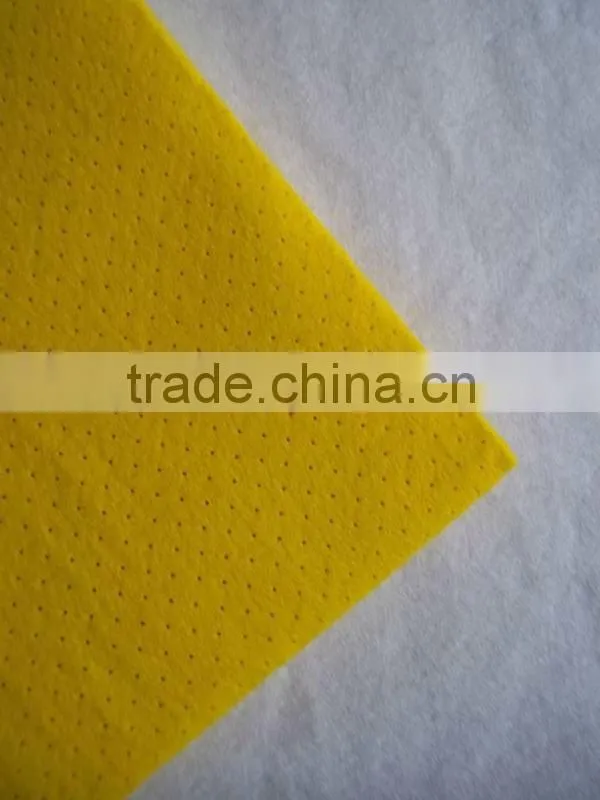 Multi-purpose cleaning wipes with perforation (needlepunched nonwoven)