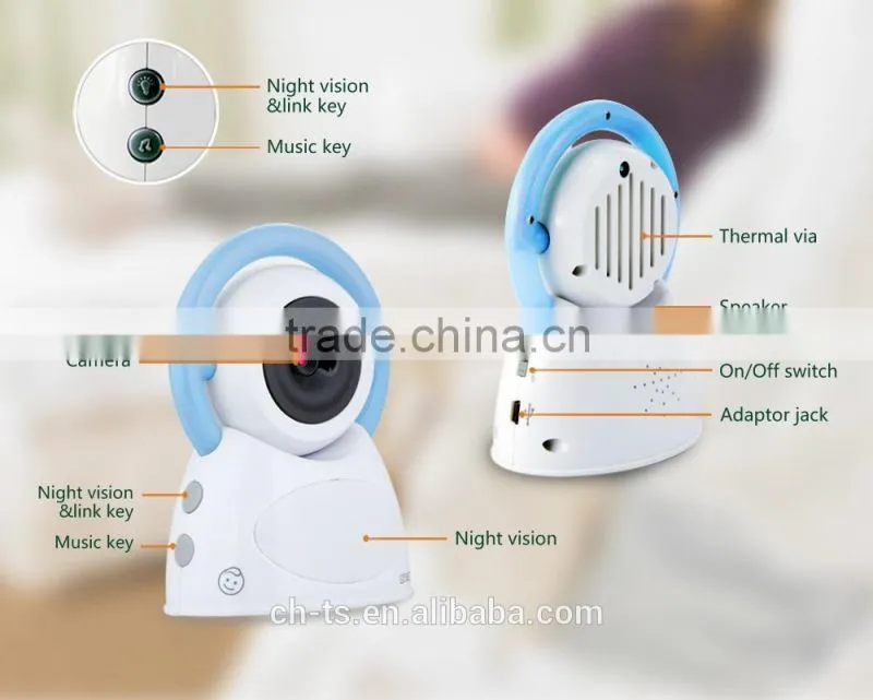 Digital 3.5" Color LCD Video Baby Monitor