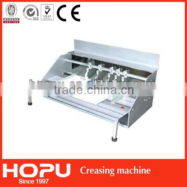 Fomous brand Hopu creasing machine punching