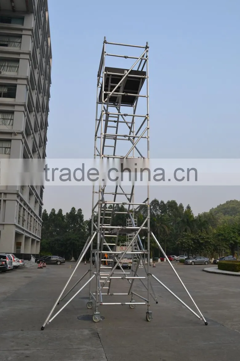 10m scaffolding system used