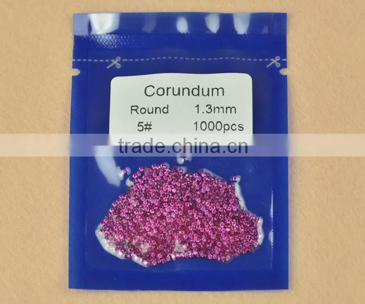 wholesale the best small round synthetic corundum ruby beads