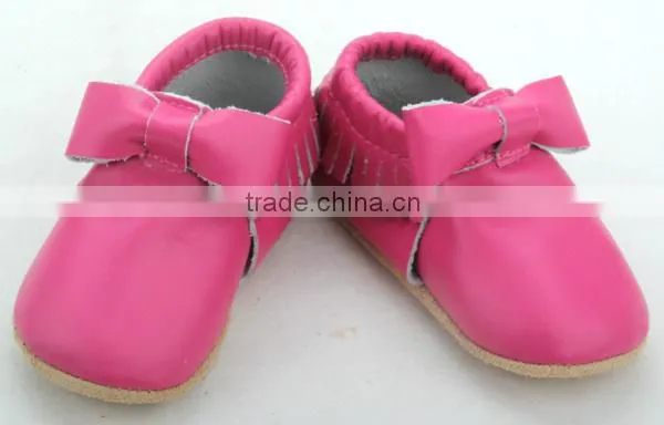 wholesale cheap leather moccasins baby shoes
