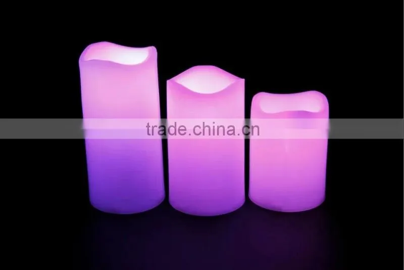 LED candle with remote control/timer