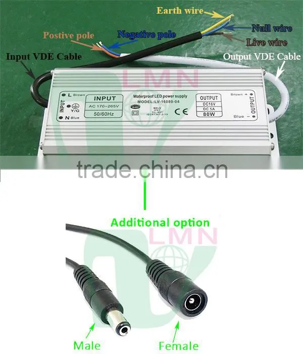 5 Watt waterproof led constant current driver