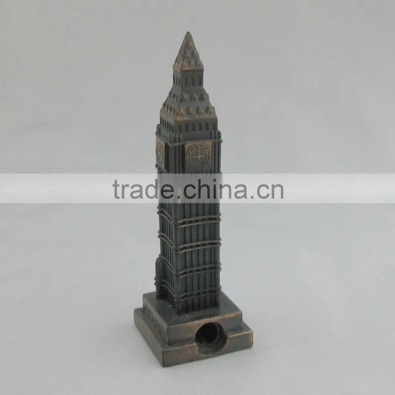 YL299OEM pencil sharpener 3D big ben souvenirs,London's big ben gifts,diecast metal big ben