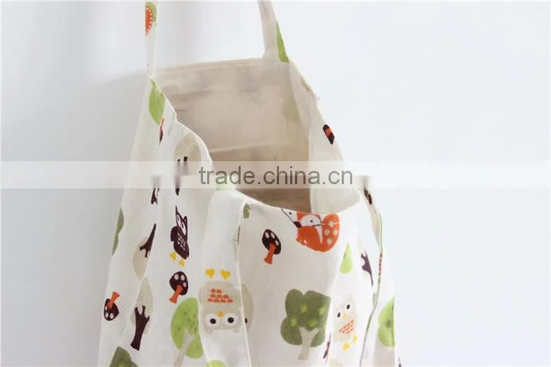 2016 new style full printing canvas shoulder bag with tote for shopping