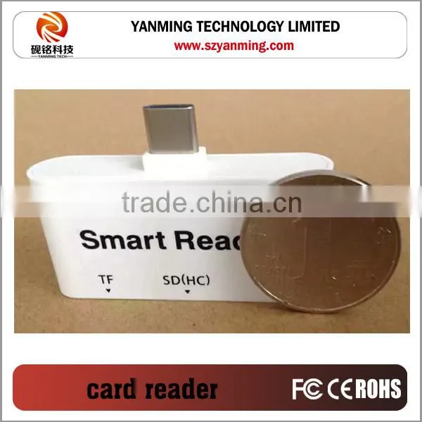 USB3.1 Type c card reader for TF SD Card Reader Adapter