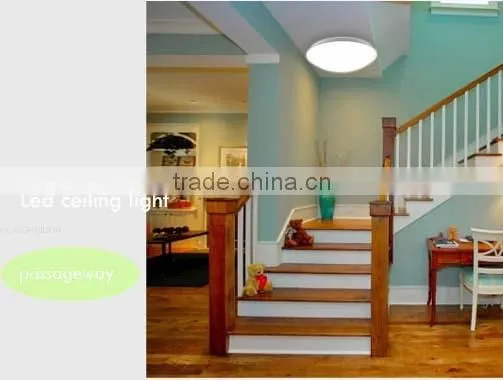 Microwave Sensor Round LED Ceiling lamp 18w pure/warm white doppler all in one