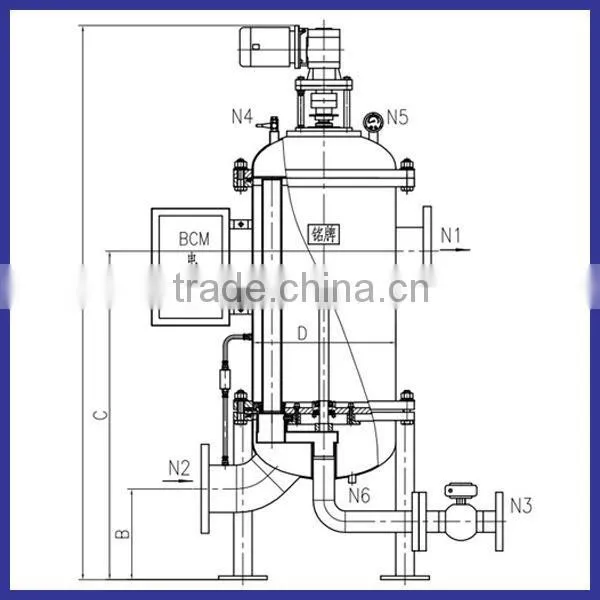 ABWF 500 micron high quality oil flushing machine