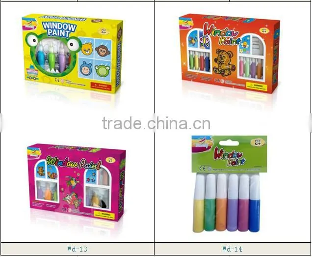 Most popular for kids to DIY, window paints, Wd-02