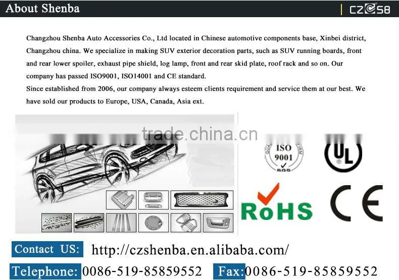 good quality running board apply to Benz ML350