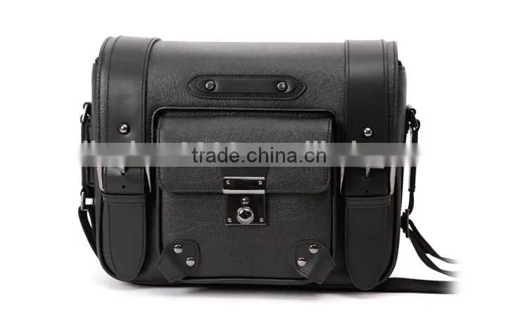 Alibaba hot sale camera bag practical leather DRLS camera bag luxury men's bag