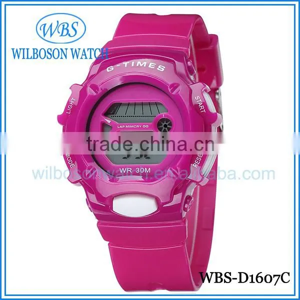 OEM logo kid rubber watch digital watch