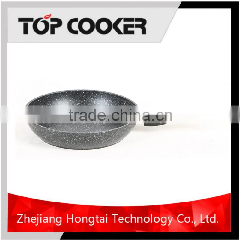 Forged aluminum marble coating frying pan