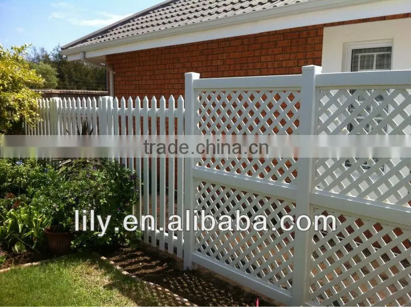 best sell pvc Lattice fence