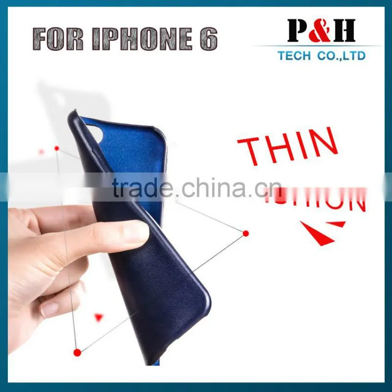 2015 new for apple iphone 6 pu leather case 4.7" 5.5" cover soft for iphone 6 back cover